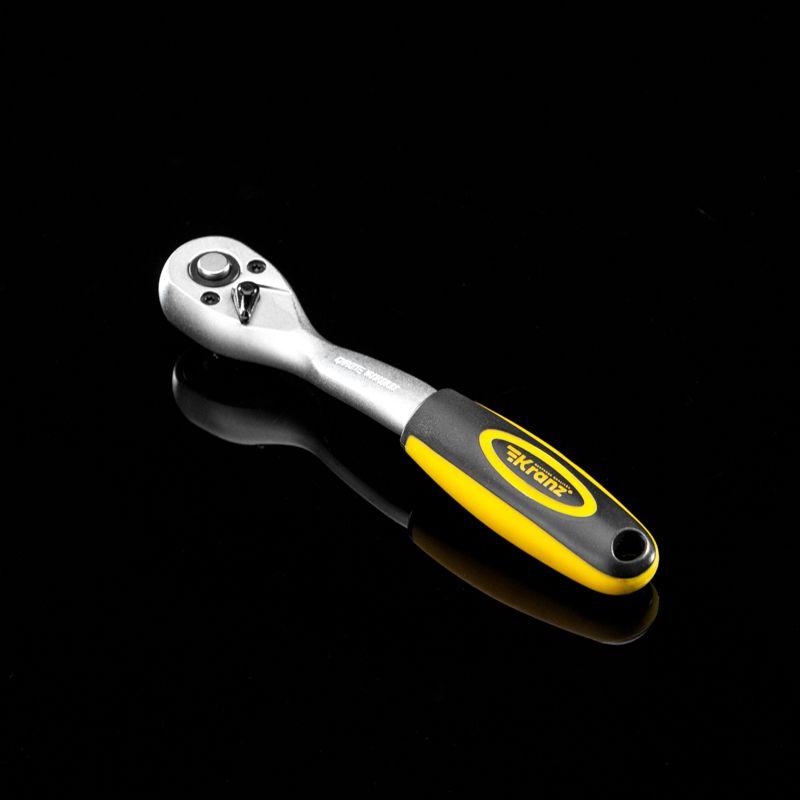  Ключ-трещотка для торцовых головок 1/4 СrV 72 зубца Kranz KR-12-8403 фото в каталоге от BTSprom.by