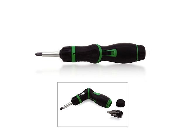 отвертка реверсивная + биты + адаптер под головки 1/4" 8в1. toptul gaar0901 от BTSprom.by