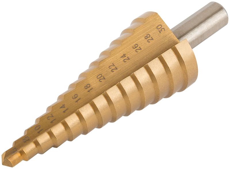  Сверло по металлу ступенчатое 6-30мм 13 ступеней HSS КУРС 36403 фото в каталоге от BTSprom.by