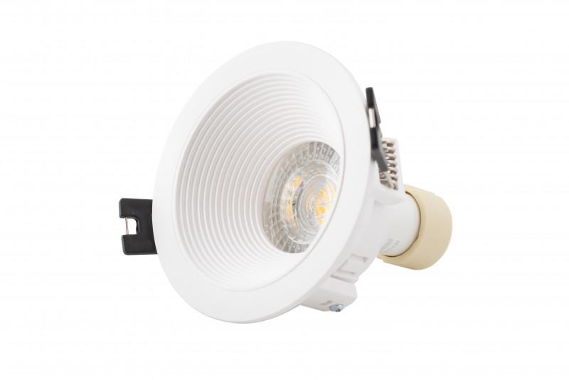  Светильник встраиваемый IP20 10Вт GU5.3 LED бел. пластик DENKIRS DK3027-WH фото в каталоге от BTSprom.by