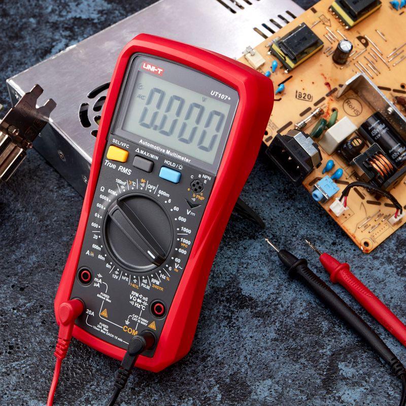  Мультиметр автомобильный UT107+ UNI-T 13-0060 фото в каталоге от BTSprom.by
