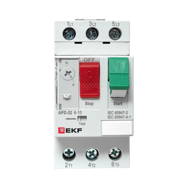  Выключатель автоматический для защиты двигателя АПД-32 6-10А EKF apd-me-10 фото в каталоге от BTSprom.by