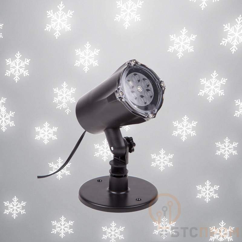  Проектор светодиодный 4LED бел. 4Вт 230В IP44 бел. снежинки Neon-Night 601-263 фото в каталоге от BTSprom.by