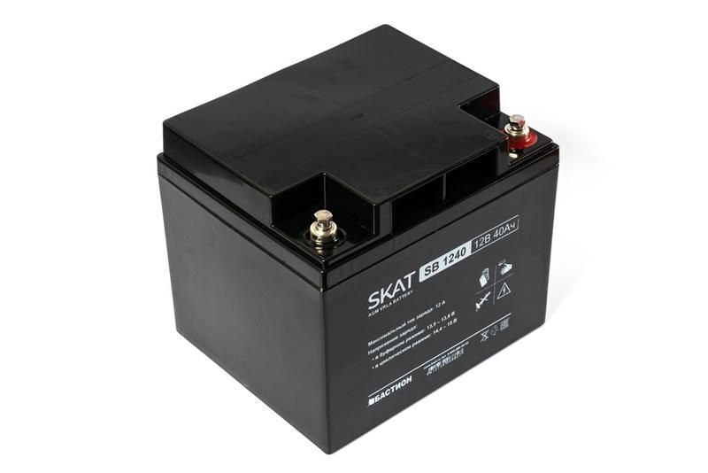 аккумулятор 12в 40а.ч макс. ток заряда 12а skat sb 1240 бастион 2538 от BTSprom.by