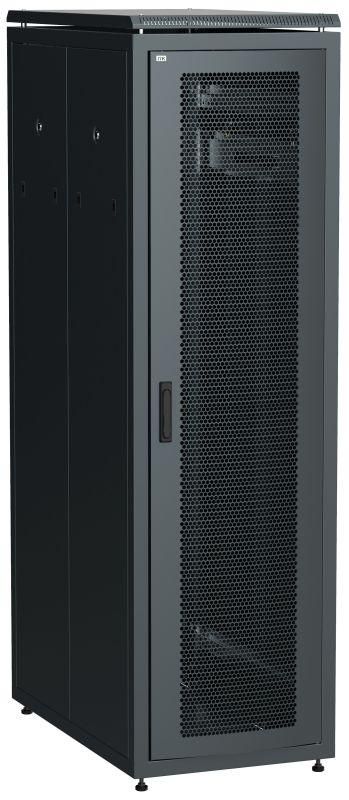 шкаф сетевой linea n 19дюйм 38u 600х1000мм перфорир. передн. дверь черн. itk ln05-38u61-p от BTSprom.by