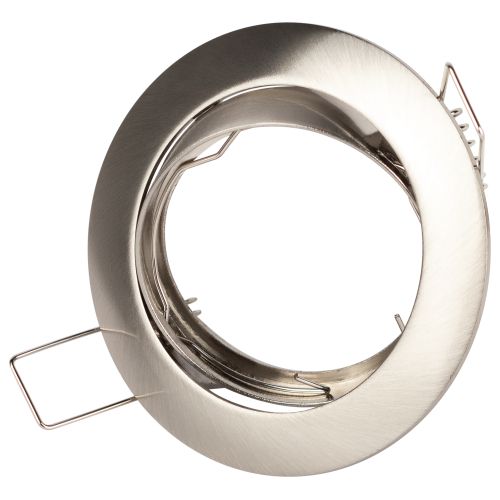  Светильник встраиваемый литой KL1A SN/1 поворотный MR16 12В 50Вт сатин никель ЭРА Б0049566 фото в каталоге от BTSprom.by