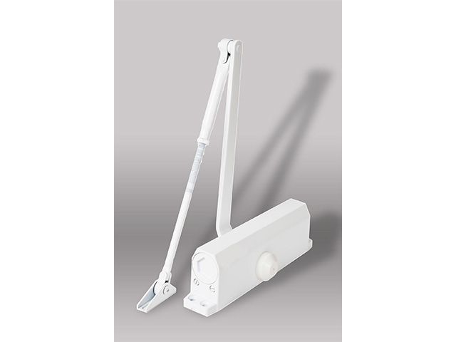 доводчик дверной гидравлический notedo dc-060-i (20-60кг) белый  от BTSprom.by