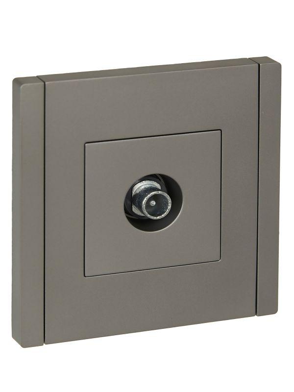 розетка tv проходная forte&piano fp529 сталь iek fp-a10-p-k46 от BTSprom.by