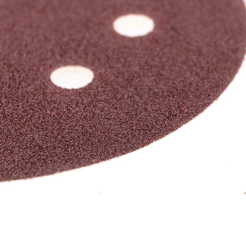  Диск абразивный на ворсовой основе на липучке перфорир. P60 125мм (уп.10шт) Kranz KR-91-1165 фото в каталоге от BTSprom.by