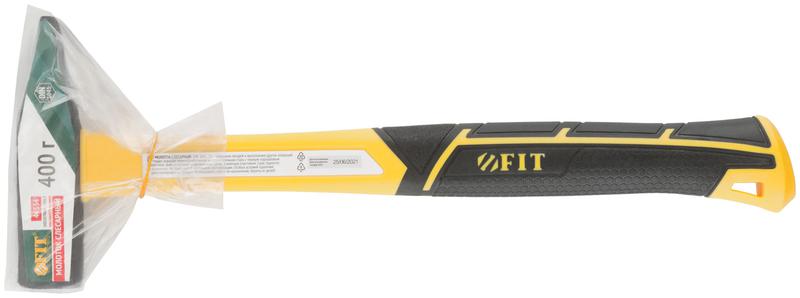  Молоток кованый Профи 400г фибергласовая усилен. ручка FIT 44334 фото в каталоге от BTSprom.by