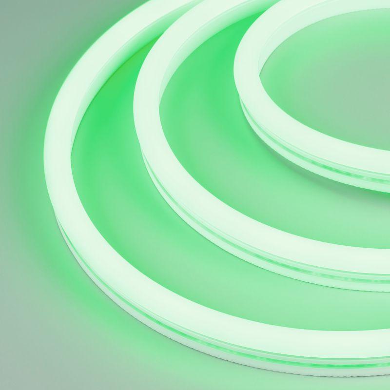 лента светодиодная wave-side-a120-12x25mm 230в green 12вт/м ip67 wire x2 грибовидная форма герметичная (уп.50м) arlight 051944 от BTSprom.by
