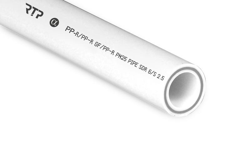 труба ppr 20х3.4 pn25 стекловолокно бел. (дл.2м) rtp 14152 от BTSprom.by
