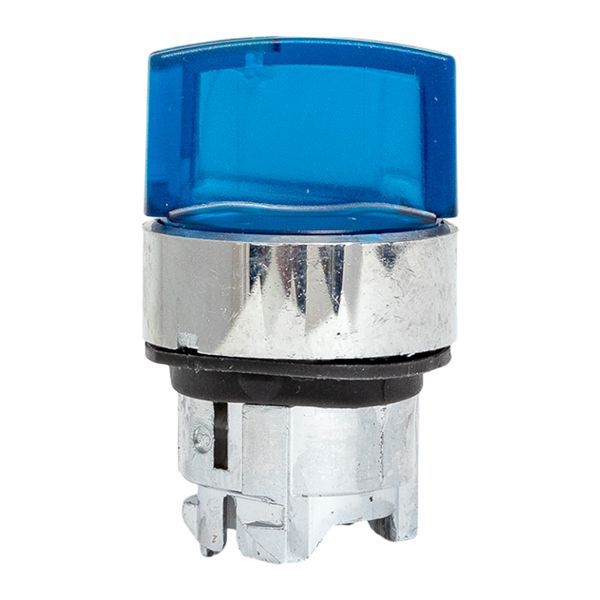  Механизм переключателя исполнительный XB4 IP65 на 2 положения возвратный без фиксации с подсветкой с короткой ручкой син. EKF XB4BD2L-B-65 фото в каталоге от BTSprom.by