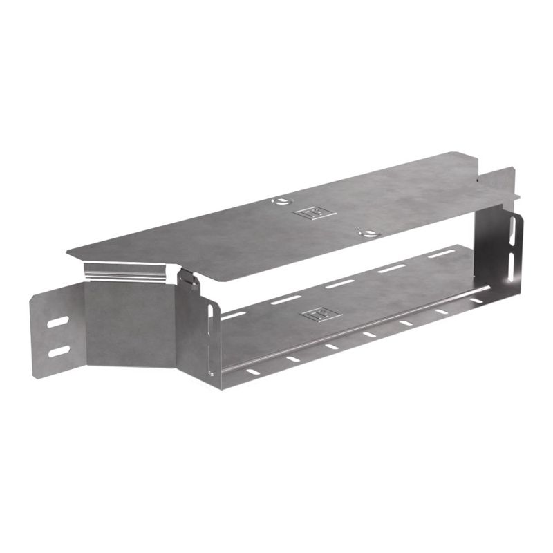 Ответвитель для лотка горизонтальный 400х100 с крышкой Стандарт Промрукав PR16.1187 от BTSprom.by