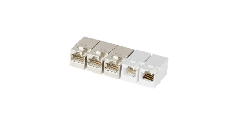 соединитель типа keystone для системы мониторинга кат.6 (класс e) 250мгц rj45-rj45 (8p8c) неэкранированный белый - гарантия: 5 лет расширенная / 25 лет системная nikomax nmc-kjue55c-ls-wt от BTSprom.by