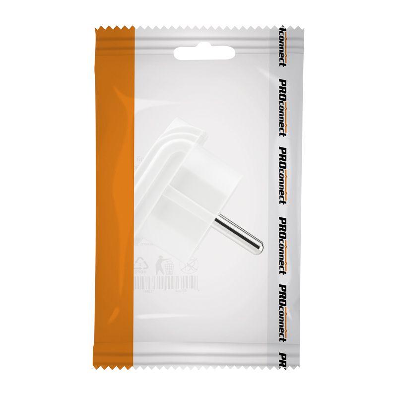  Переходник сетевой "КВАДРАТ" бел. (инд. упак.) PROCONNECT 11-1011-9 фото в каталоге от BTSprom.by