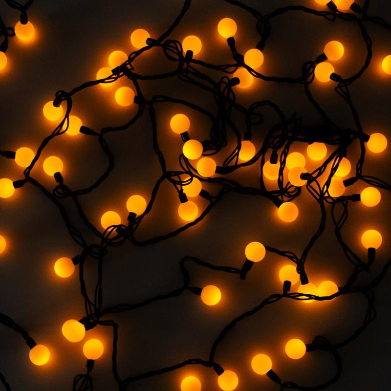 гирлянда "шарики" oldbl70-y-e 10м 70 желт. светодиод. с доп. соед. до 3-х мод. ip54 shlights 4690601004406 от BTSprom.by