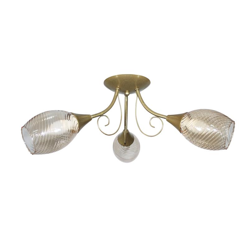 светильник "веста" 131 (плафон 8264) нпб 01-3х60-175 e14 (им) зол. элетех 1005405458 от BTSprom.by