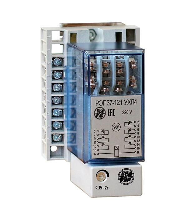 реле промежуточное рэп-37-121 220в пост. 2...10с. 6/1 зад. прис. вниир a8120-79689100 от BTSprom.by