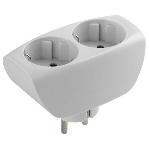 разветвитель 2-м с заземл. 16а ip20 sp-2e-w защ. шторки бел. эра c0045528 от BTSprom.by