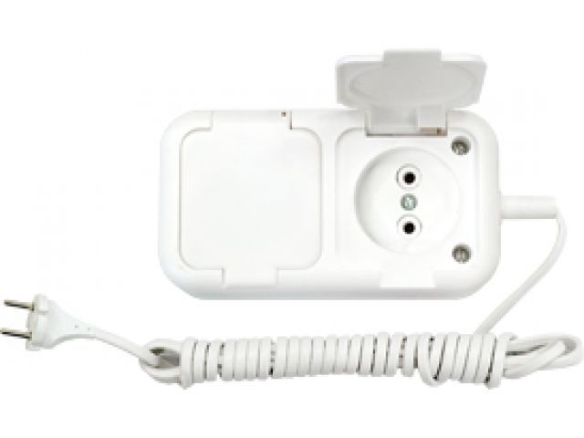 удлинитель-шнур 3,5м (2 роз., 1.5квт, б/з, пвс 2x0,75) bylectrica у6-2223.5м от BTSprom.by