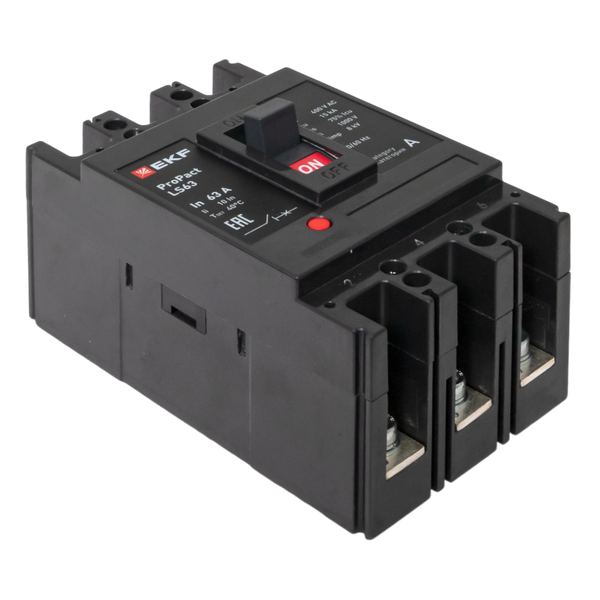  Выключатель автоматический 3п 63А 15кА LS63 ProPact EKF mccb-63-15-3-63-ls фото в каталоге от BTSprom.by