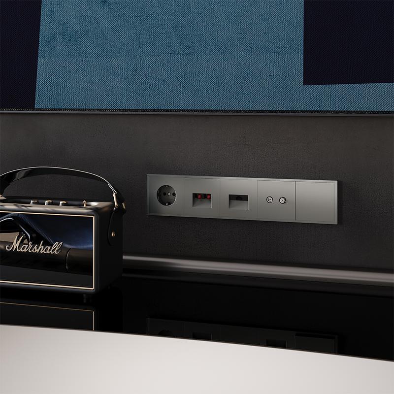  Заглушка СП S70 с суппортом механизм титан Voltum VLS080106 фото в каталоге от BTSprom.by