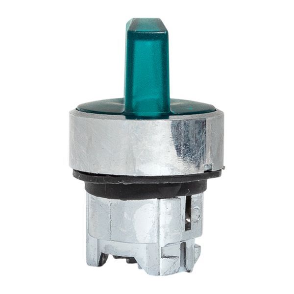  Механизм переключателя исполнительный XB4 IP65 на 2 положения с фиксацией с подсветкой с короткой ручкой зел. EKF XB4BD2FL-G-65 фото в каталоге от BTSprom.by