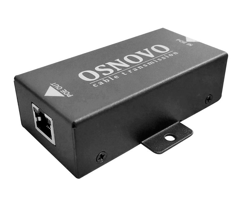 удлинитель poe e-poe/1 10m/100m fast ethernet до 500м osnovo 13563 от BTSprom.by