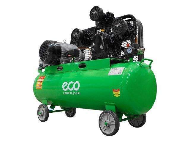 компрессор eco ae-1005-2 (580 л/мин, 8 атм, ременной, масляный, ресив. 100 л, 380 в, 3.00 квт) от BTSprom.by