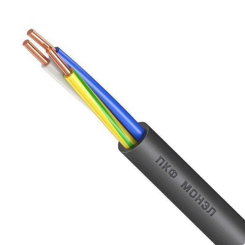 кабель ввгнг(а)-ls 3х2.5 ок (n pe) 0.66кв (уп.100м) монэл 020008302 от BTSprom.by