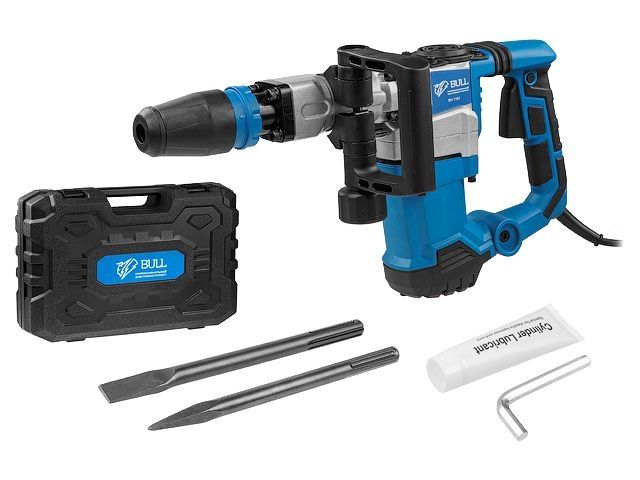 отбойный молоток bull sh 1101 1200 вт, 12 дж, sds-max, 4000 уд/мин (вес 6,5 кг) 0329190 от BTSprom.by