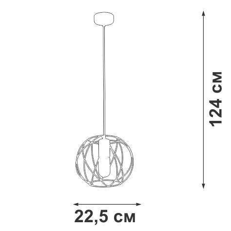 люстра v3972-1/1s 1хe27 макс.40вт vitaluce от BTSprom.by