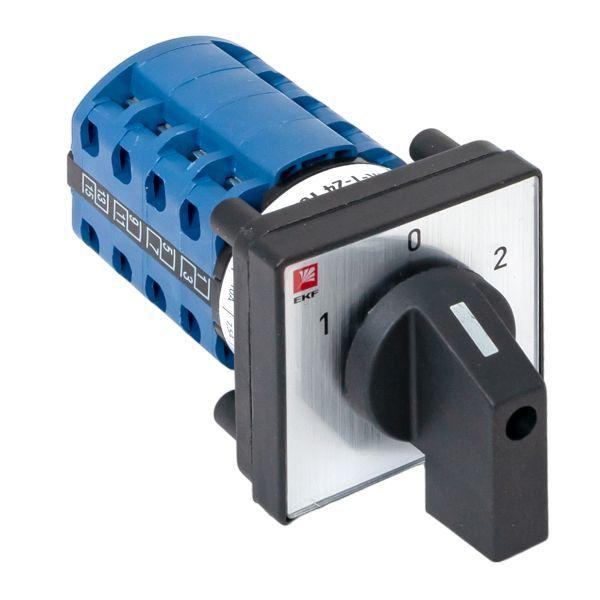  Переключатель кулачковый ПК-1-24 4П 10А "1-0-2" EKF pk-1-24-10 фото в каталоге от BTSprom.by