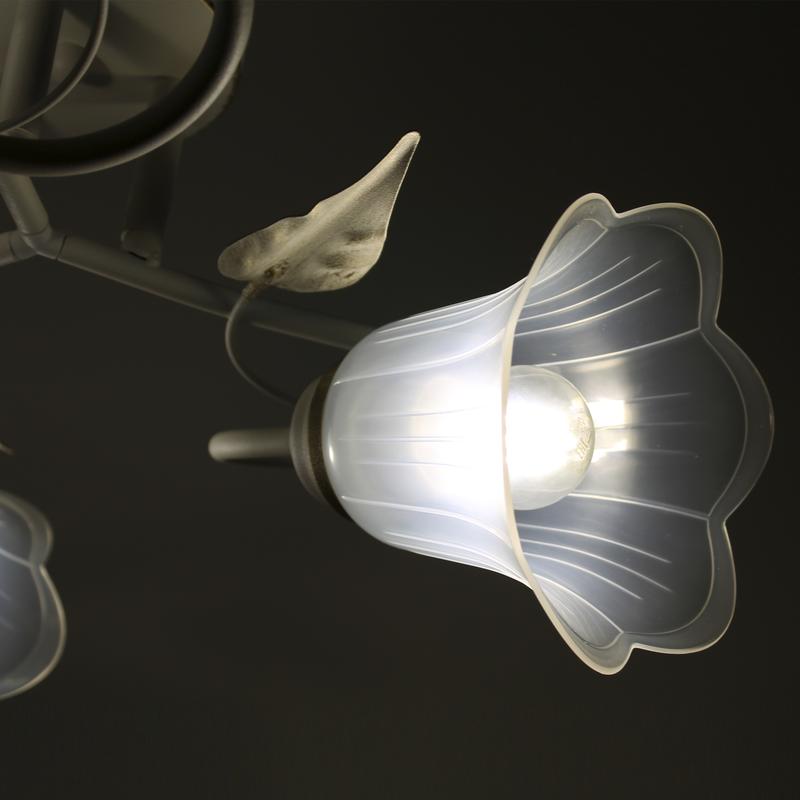  Светильник "Бонни" 131 (плафон П0472) НПБ 01-3х60-205 Е27 ИУ бел. зол. Элетех 1005404778 фото в каталоге от BTSprom.by