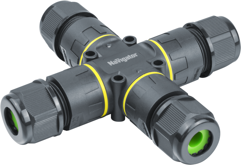 коннектор кабельный x-образ. 95 828 ntb-x03-3p-ip68 3pin navigator 95828 от BTSprom.by