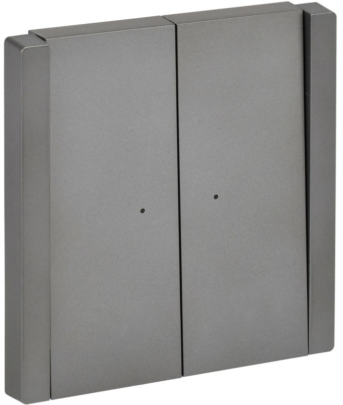 выключатель проходной 2-кл. сп forte&piano 10а fp508 с индикацией сталь iek fp-v22-1-10-1-k46 от BTSprom.by