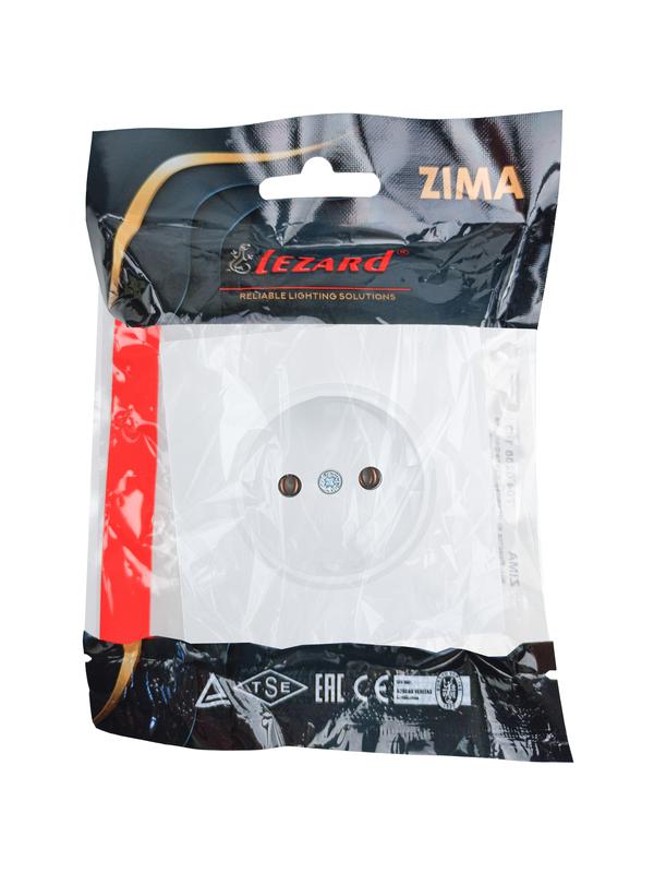  Розетка 1 мест. б/з СП ZIMA IP20 16А ПБТ безвинт. зажим бел. LEZARD 704-0288-121BQC фото в каталоге от BTSprom.by