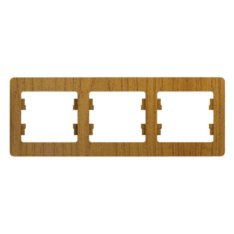 рамка 3-м glossa горизонт. дерево дуб se gsl000503 от BTSprom.by