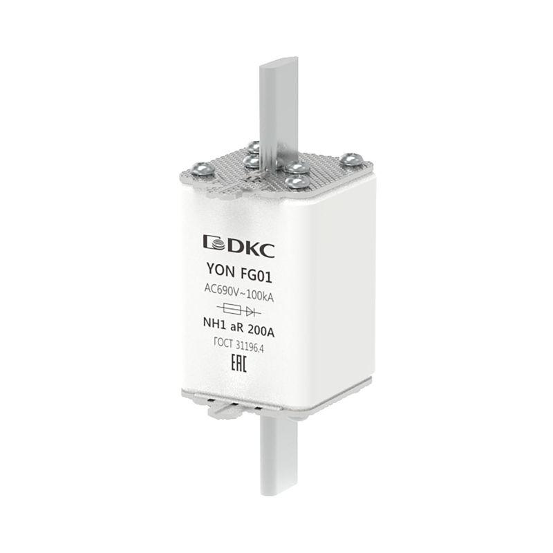 предохранитель yon ножевого типа fg1 200а 690в хар-ка ar dkc 1fg01-0200-690v-ar от BTSprom.by
