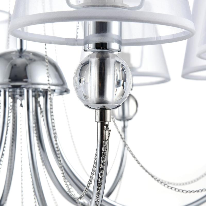  Люстра Beverly 40Вт E14х8 IP20 Freya FR5661-PL-08-CH фото в каталоге от BTSprom.by