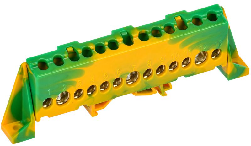 шина pe "земля" в комб. изол. "стойка" 8х12-13-жз tekfor iek tf-nn20-13-dp-k52 от BTSprom.by