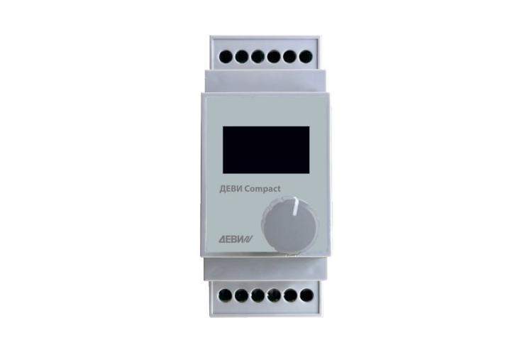 терморегулятор compact на шину din с датчиком температуры на проводе 16а деви 140f5020r от BTSprom.by