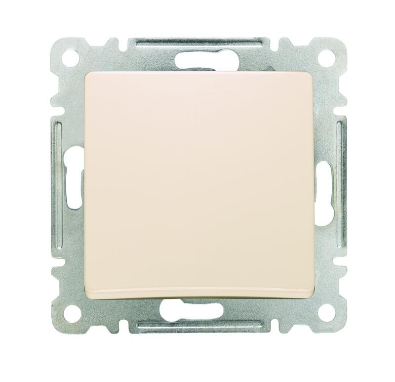 переключатель проходной 1-кл. сп lillium ip20 механизм крем. makel 30010005 от BTSprom.by