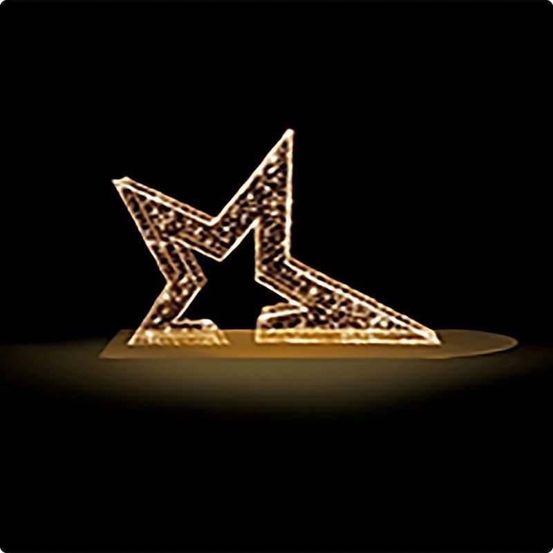 декоративная 3d фигура звезда 150см от BTSprom.by