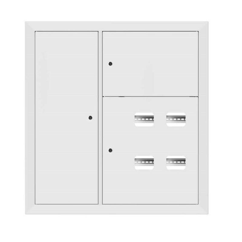 щит этажный 4кв. слаботочка слева ral9003 (1000х950х160) proxima ekf mb29-v-4z-ral9003 от BTSprom.by