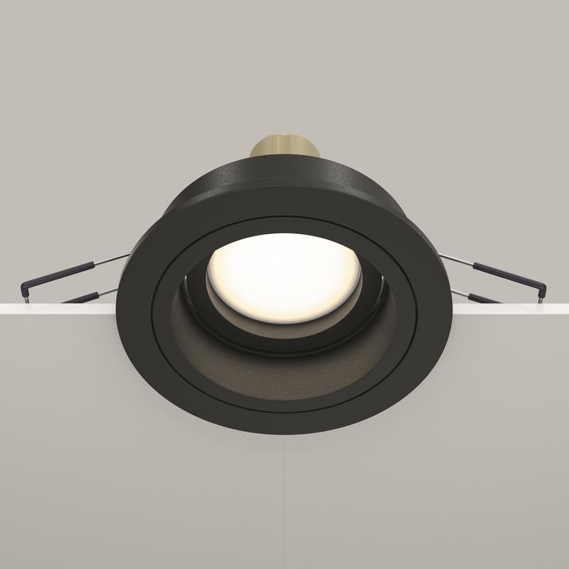  Светильник Atom 10Вт GU10 встраив. Maytoni DL025-2-01B фото в каталоге от BTSprom.by