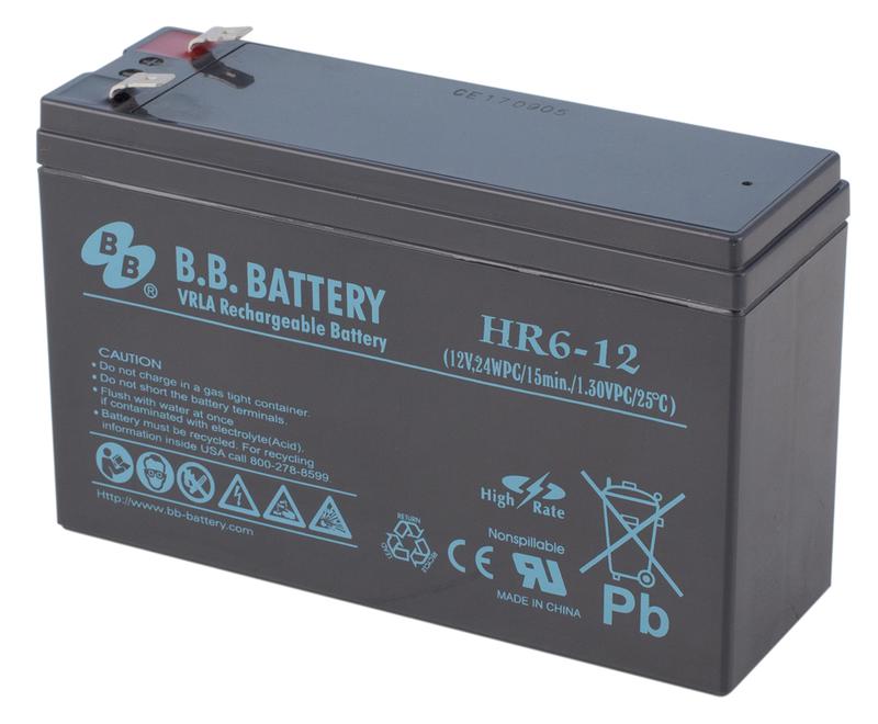 аккумулятор 12в 6а.ч hr 6-12 b.b. battery от BTSprom.by