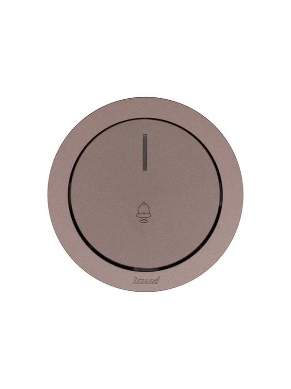  Кнопка звонка СП OSEN с подсветкой механизм шоколадLEZARD 743-7388-108 фото в каталоге от BTSprom.by