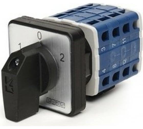 переключатель полюсов реверсивный 3ф (1-0-2) 10а emas psa010kd334s от BTSprom.by